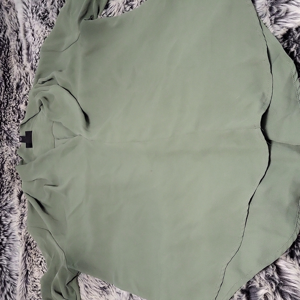Green flowy blouse